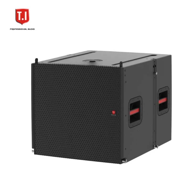 Full Dual 15-inch Passive PA Sound System, High-Power Full-Range Speaker Equipment for Church and Indoor Stage Activities