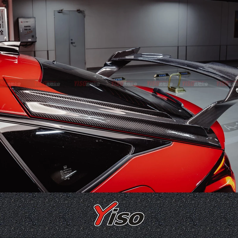

FOR Honda Civic 11 generation FL5 TYPER YISO carbon fiber tail cover trim strip Tail door trim strip Tail cover trim strip