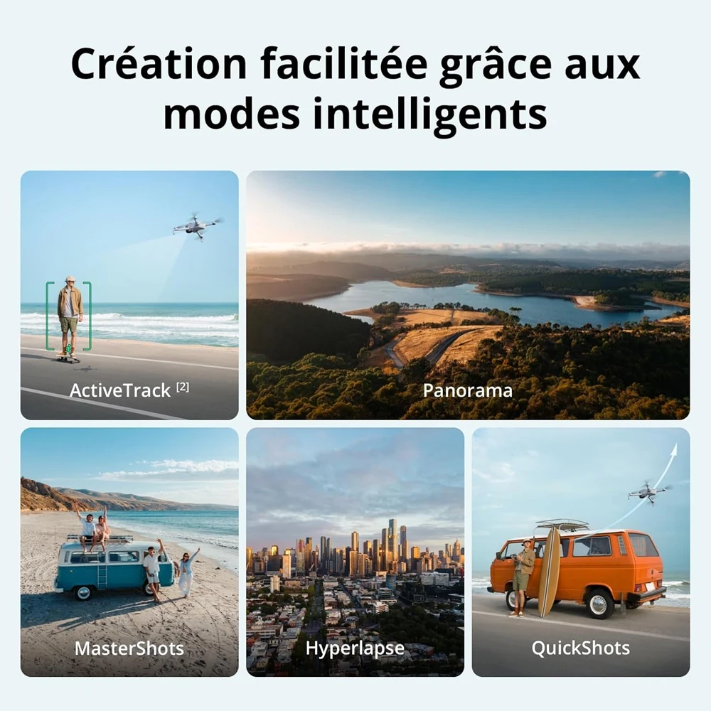 Dron DJI Lito X1 Plegable y Ligero 4K con Detección de Obstáculos, ActiveTrack, Sensor de 1/1.3 Pulgadas, Transmisión de 15 km para Principiantes C0 4