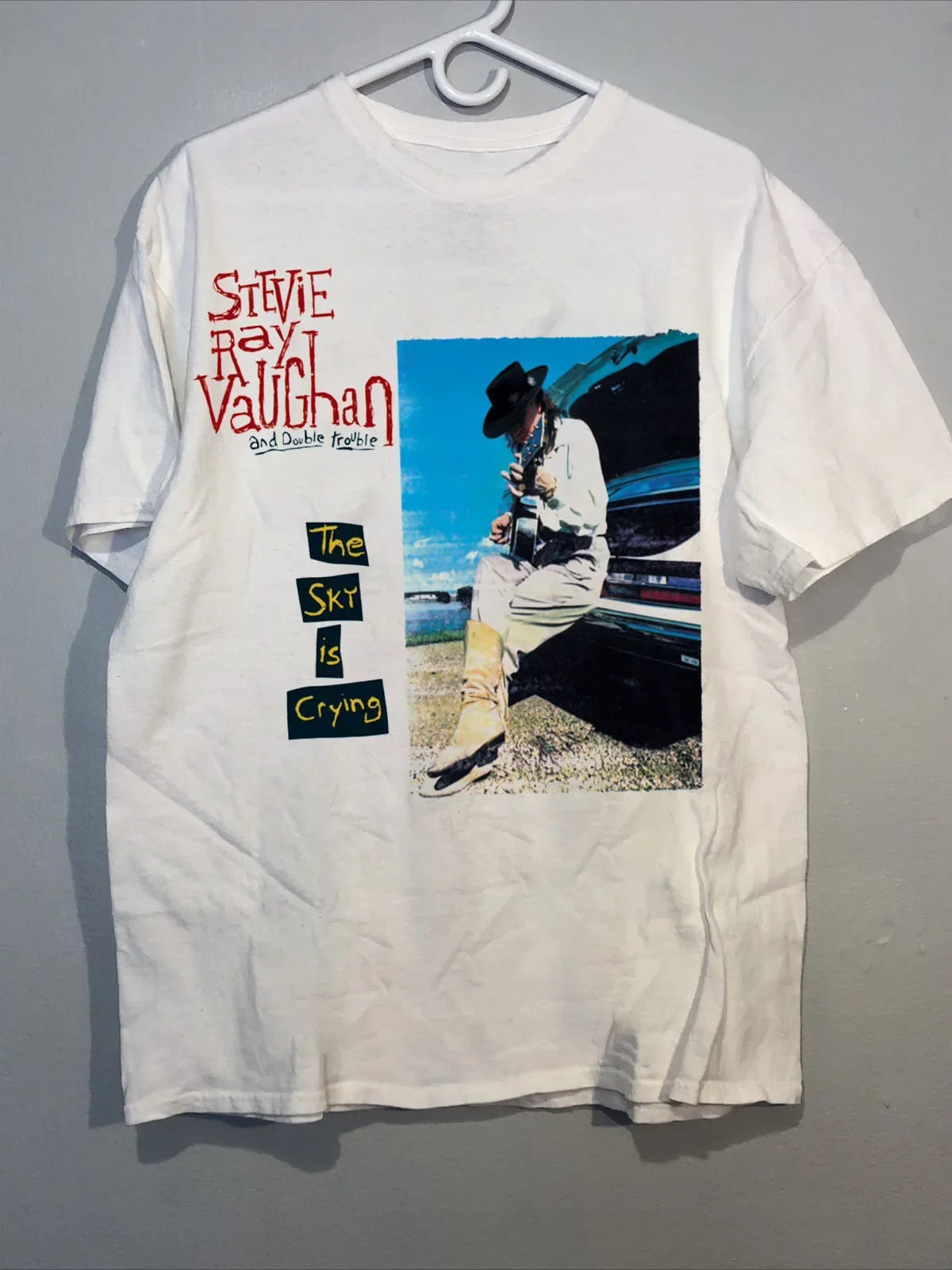 The Sky Is Crying Album by Stevie Ray Vaughan Unisex T-Shirt All Size S-2345XL
