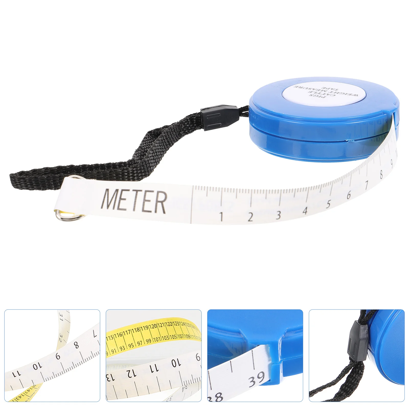 250Cm Livestock Weight Measurement Tape Animal Body Measuring Tool For Goat Horse Chest Scale Portable Precision Ruler Straight