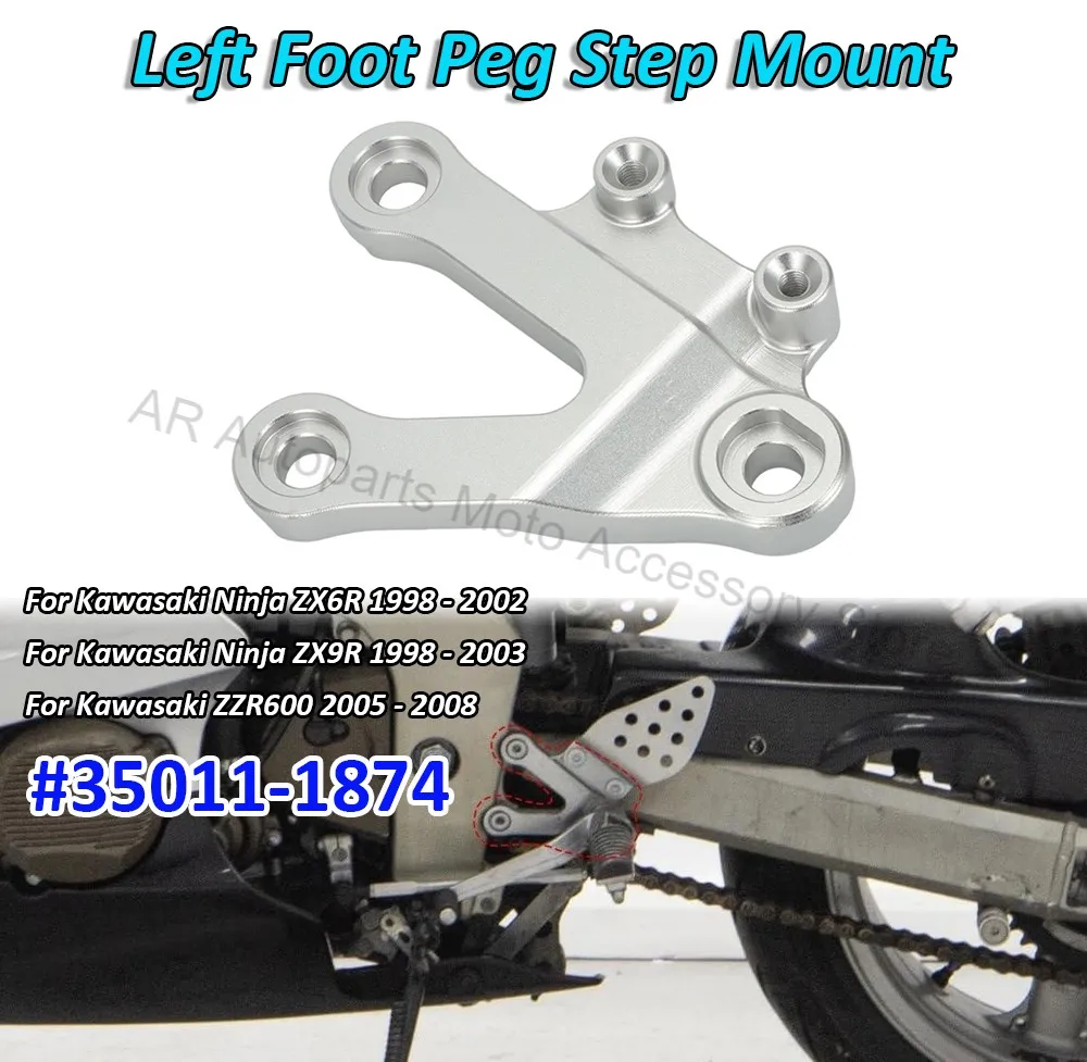 solo-supporto-per-pedana-sinistra-per-kawasaki-ninja-zx6r-zx9r-zx-6r-zx-9r-1998-2002-zzr600-2005-2008