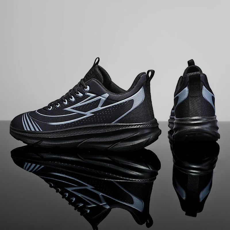 Novos tênis de corrida masculinos verão antiderrapante amortecimento corrida placa de carbono tênis ao ar livre antiderrapante absorção de choque tênis