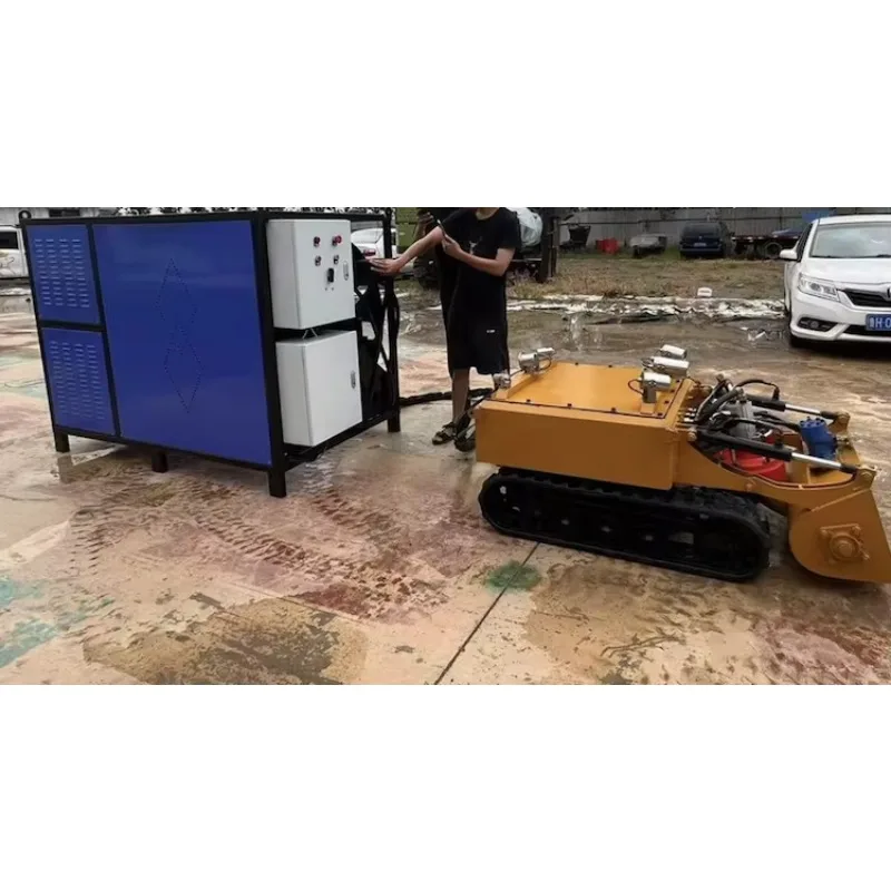 Highly Efficient  Highly Efficient and Convenient Dredging Waterways and Reservoirs River Cleaning Robotic Tracked Vehicle