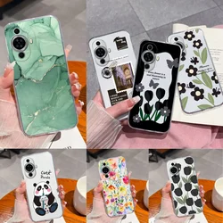 Case For Huawei Nova 11 Nova 11 Pro Phone Cover Cute Panda Transparent Silicone Soft TPU For Huawei Nova11 Nova11Pro Funda Shell