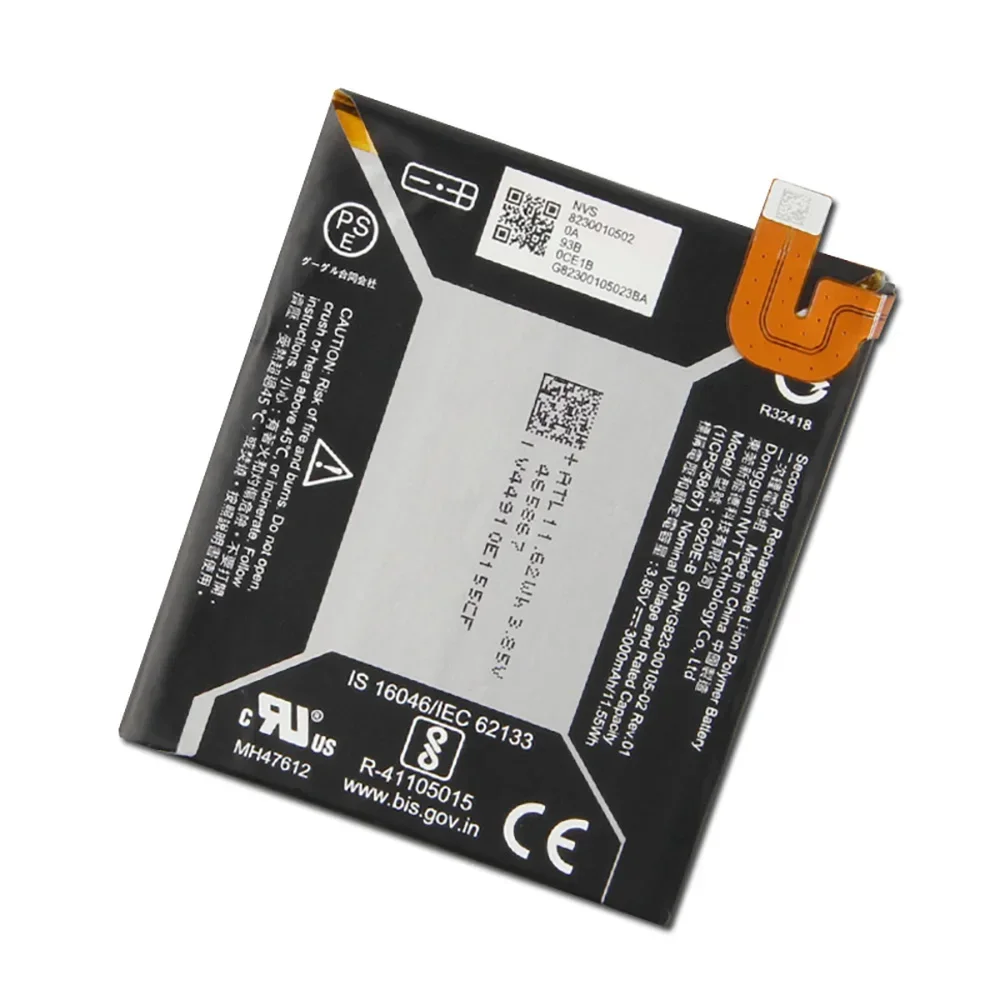 G020A-B G020E-B Replacement Battery For Google pixel 3A XL pixel 3A Pixel 3lite Phone Battery High Quality Batteries With Tool