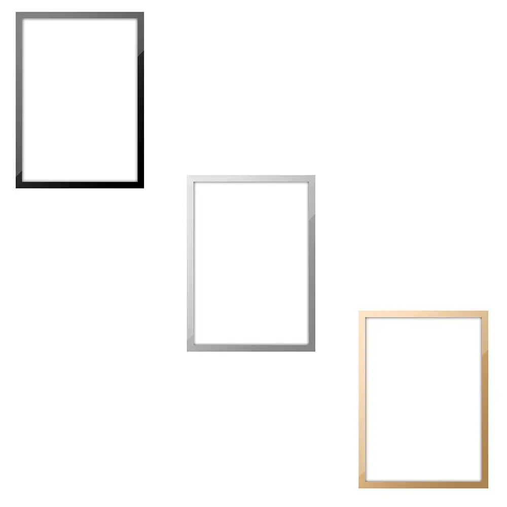A3 A4 8.5x11inch Magnetic Photo Frame Poster Certificate Artwork Self Adhesive Magnetic Picture Frames Wall Home Decor