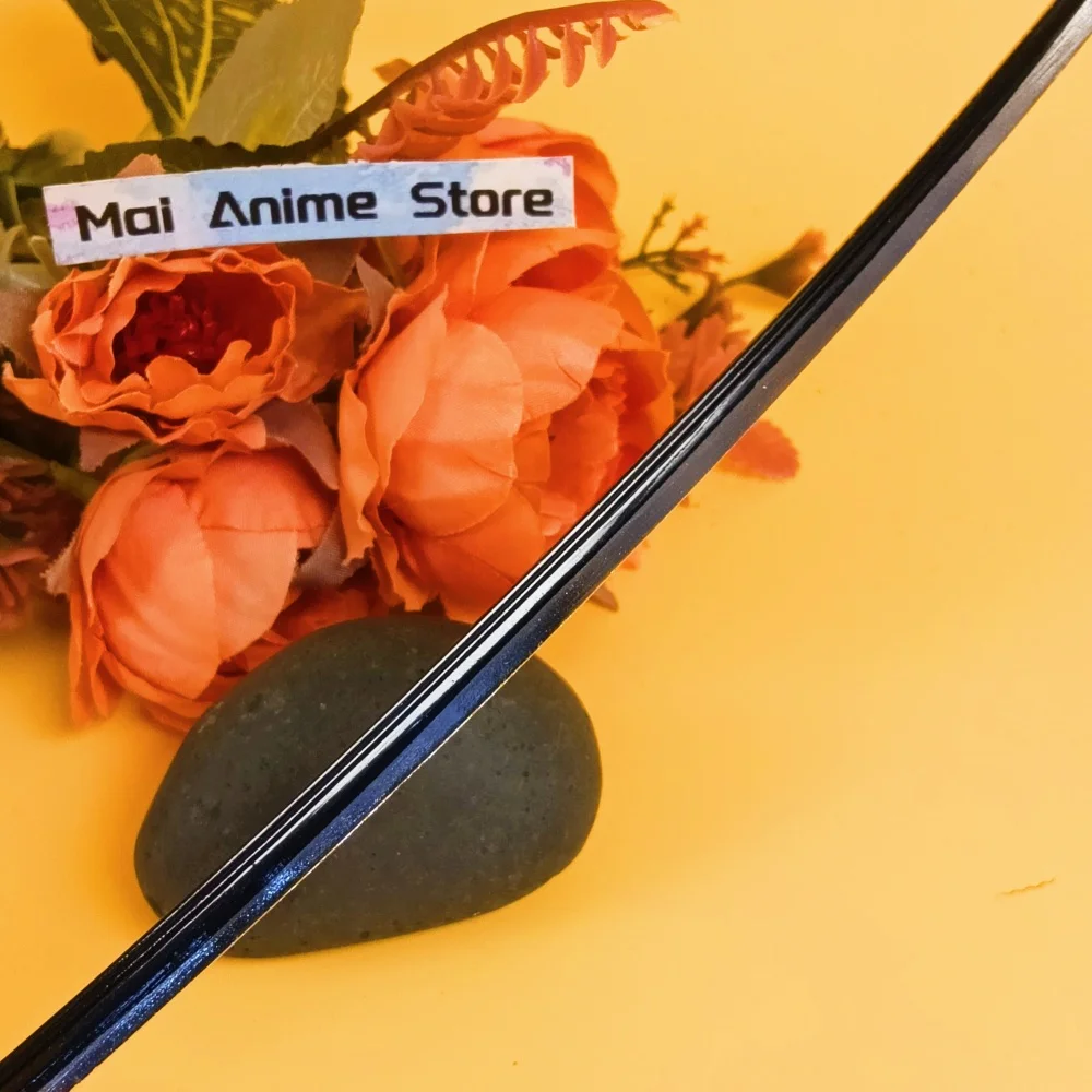 8.6인치 애니메이션 엘든 카타나 문 블레이드 닌자 나이프 오리지널 사무라이 검 금속 검 스틸 실제 크기 일본 카타나 장난감 선물