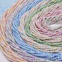 AB Color 4mm Rondelle Crystal Glass Beads Faceted Loose Spacer Glass Beads for Jewelry Making DIY Bracelet Necklace
