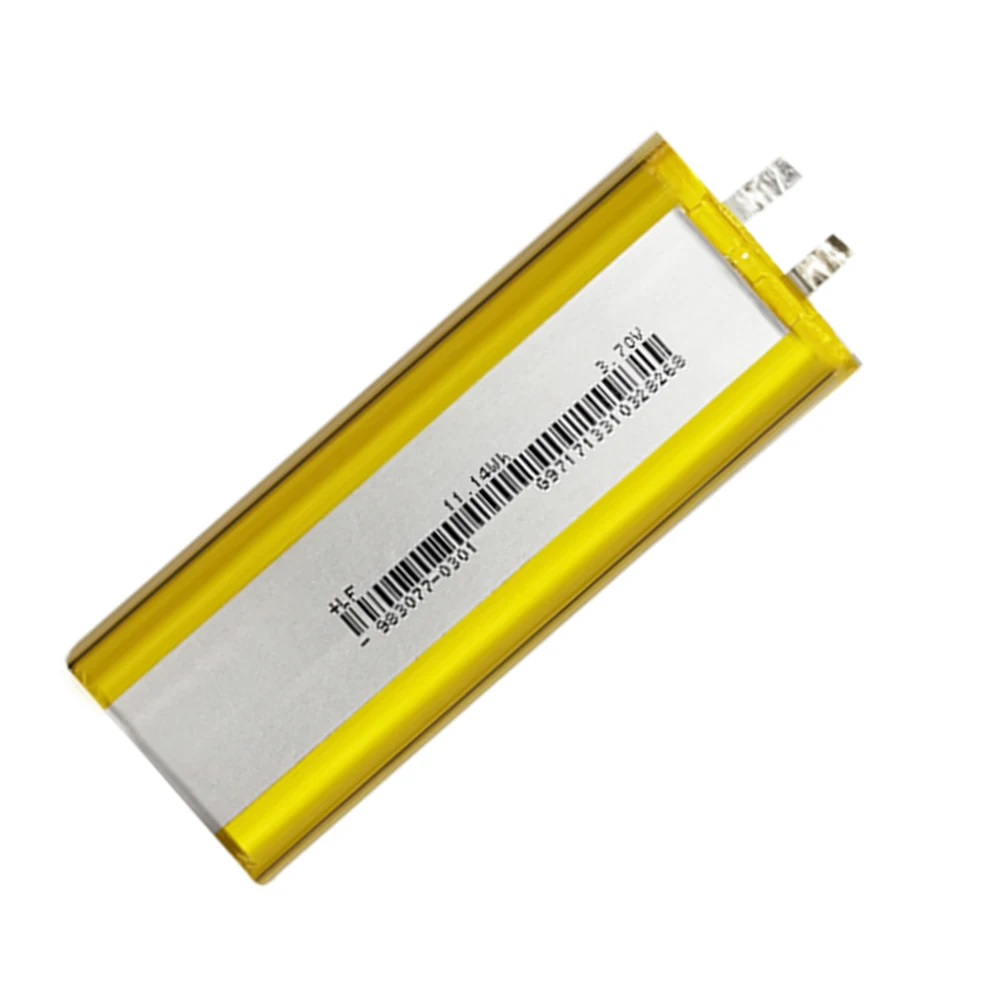 1-12pcs 3.7V battery lithium ion Li Po polymer battery  For locator filling water meter lamp straight 3000mAh 9.8*30*77mm