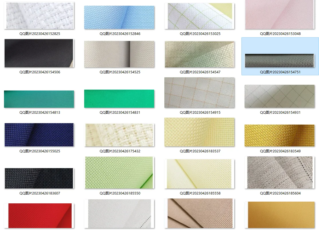 WUYU More color choose Embroidery Cross Stitch Canvas Fabric Aida 14CT 50-50CM Cross stitch kit Fabric AIDA 4.14usd