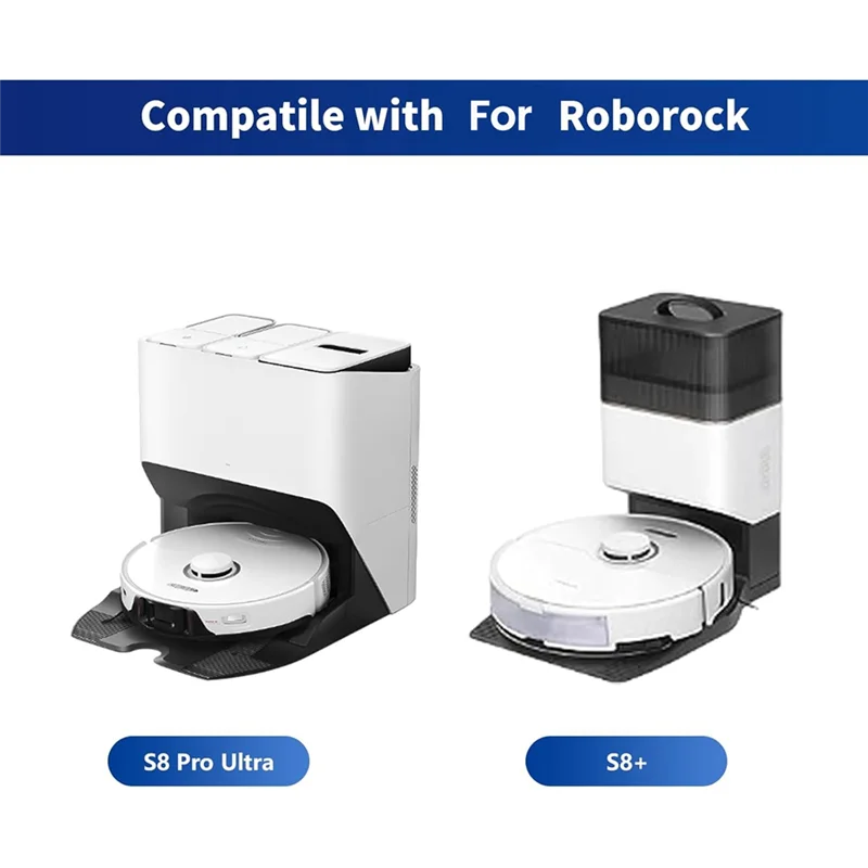 

AA01-Набор аксессуаров для роботов-пылесосов Roborock S8 +/S8 Pro Ultra, запасные части, основная боковая щетка, HEPA-фильтры