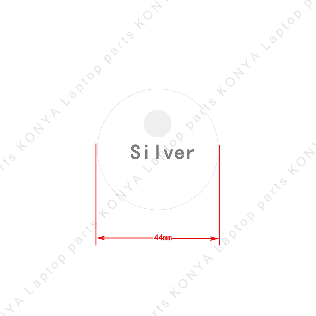 For HP Laptop LCD Cover LOGO Sticker Nameplate Plastic Version LOGO Silver Black Green Purple 42MM 44MM 48MM
