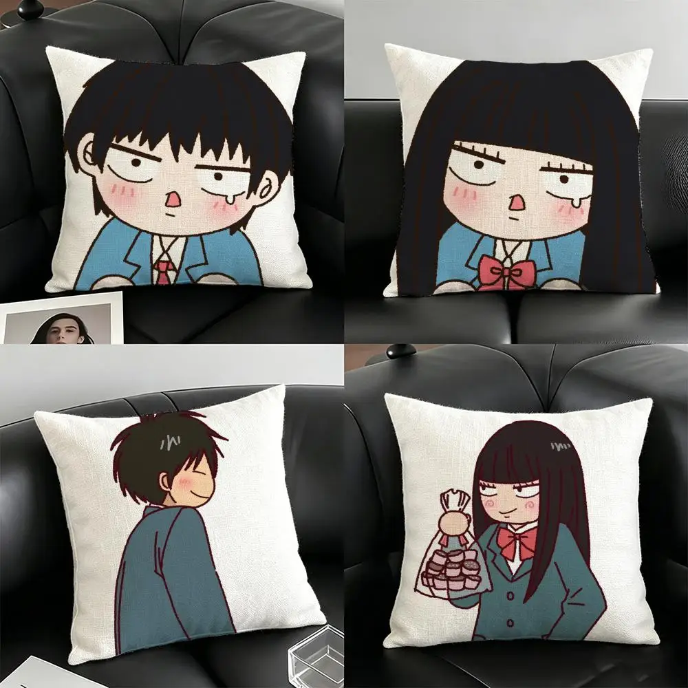 Kimi Ni T-todoke Anime Pillow Case Linen Pillow Covers Cover For Couch Living Room Bench Patio Floor Linen Home Decor
