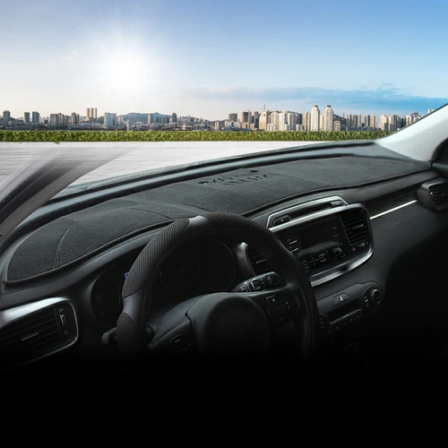 Imagen 2 del producto Para Kia Sorento 3 2015 2016 2017 2018 2019 2020 Sorento UM Prime tablero de coche parasol cubierta antideslizante accesorios de alfombrilla