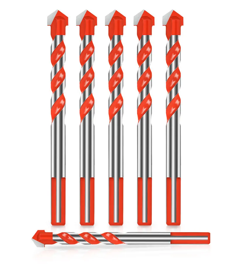 Trapano triangolare multifunzione 3/4/5/6/8/10/12mm per perforazione su vetro e legno. Punte per piastrelle, punte per marmo