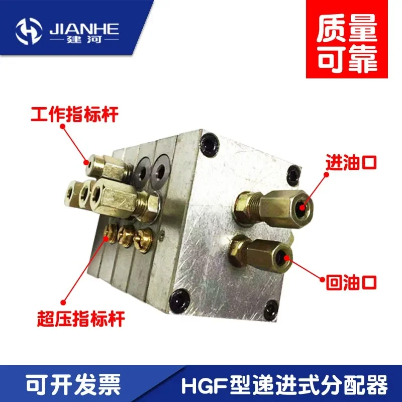 Butter distributor Commercial concrete butter distribution valve can return oil and relieve pressure and produce oil separately