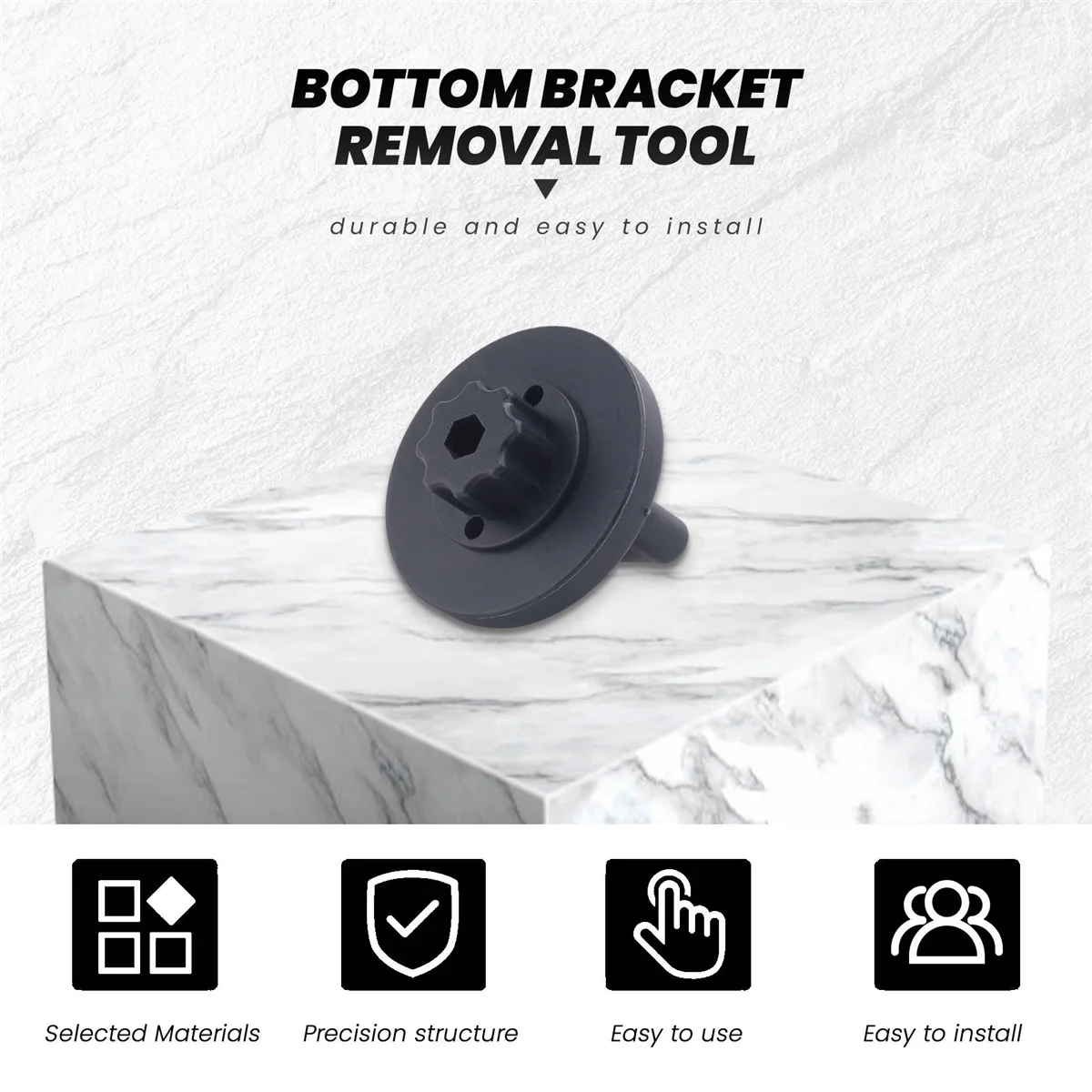 Велосипедный шатун, пылезащитный колпачок, болт, съемник, регулировочный ключ, инструмент для Shimano, 8 зубьев, внутренние шлицы, Hollowtech II Rich