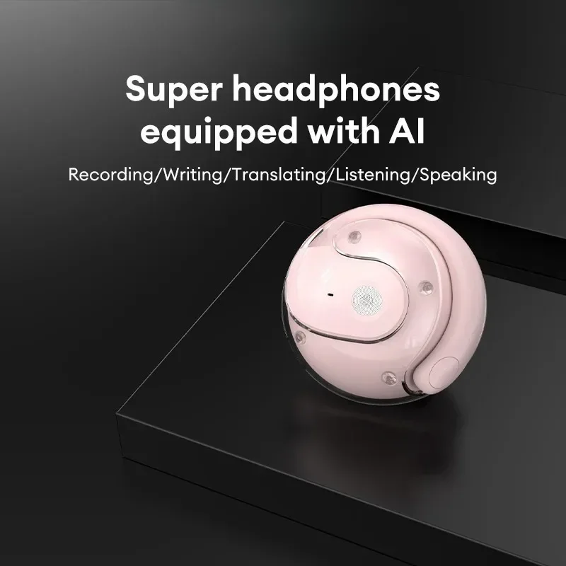 Wireless Bluetooth Earbuds with Real Time AI Translation Smart Translator for Business Education and Multilingual Communication