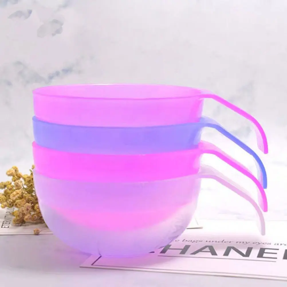 

5Set Facial Mask Bowl Set Portable DIY Skin Care Mixing Tools Plastic Accessories for Women Girls Facial Mask Bowl