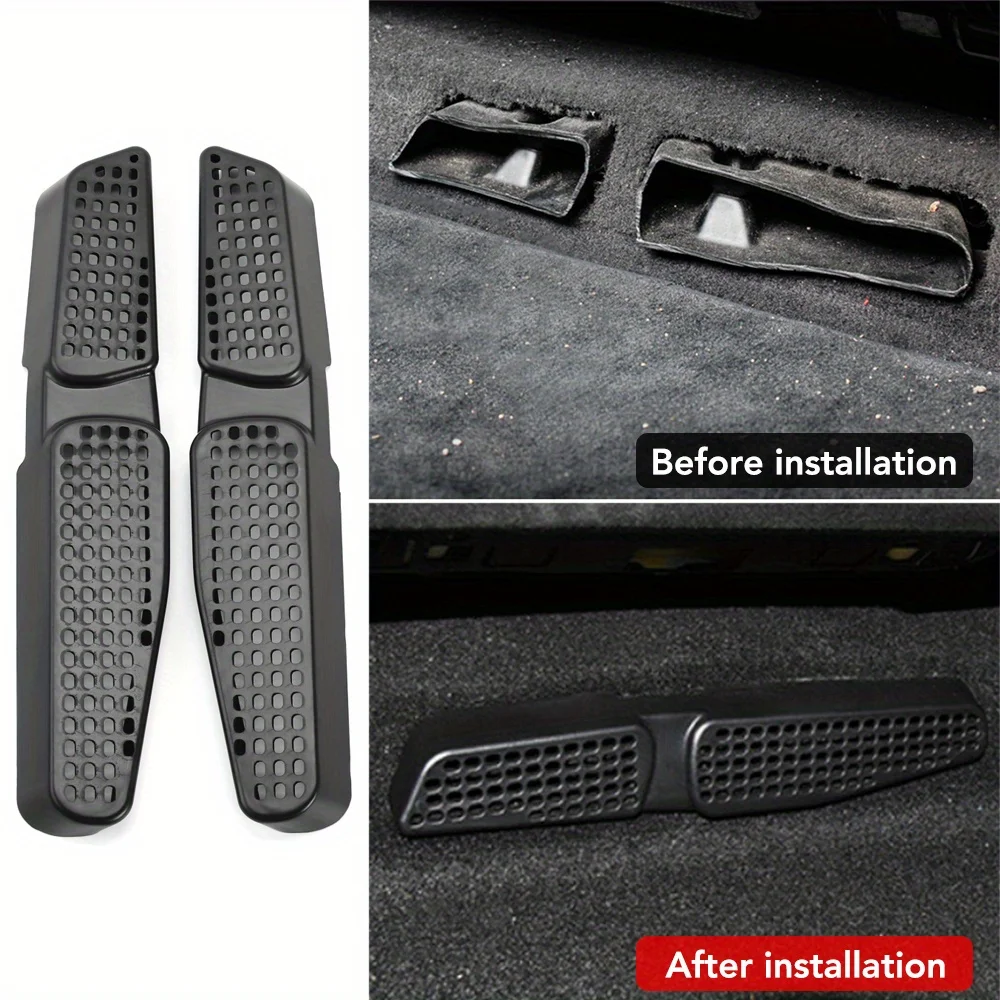 

2pcs Auto Rear Seat Air Outlet Protective Cover For Volkswagen Tiguan L Tanyue Maiteng Tange Maiteng CC Bora Car Air Vent Cover