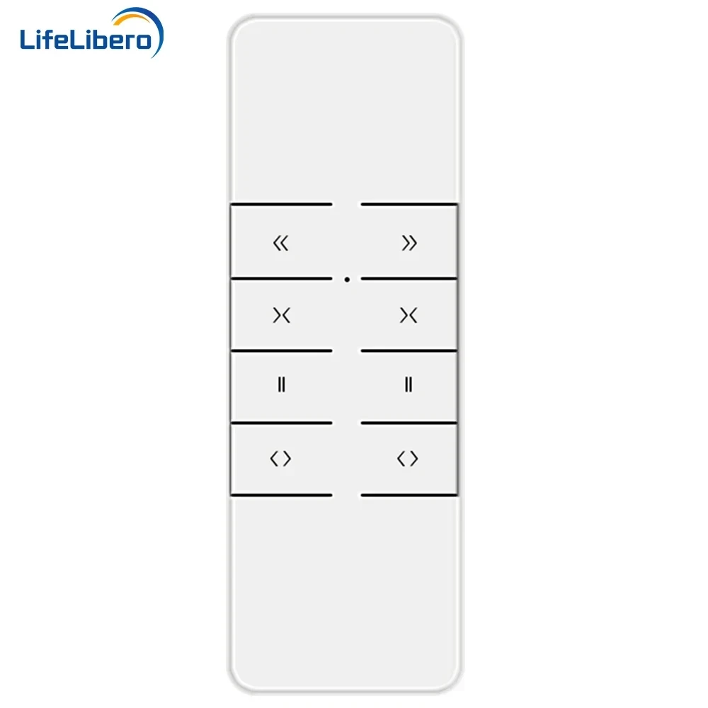 LifeLibero Handheld RF433 Remote Controller for Electronic Smart Curtain Motor Tuya Smart Life Control Home Automatic