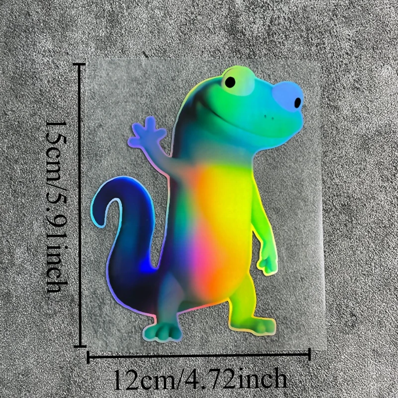 2Pcs/Set Funny Lizard Car Sticker Waterproof Universal Vinyl Decal for Car Body Window Trunk Decor