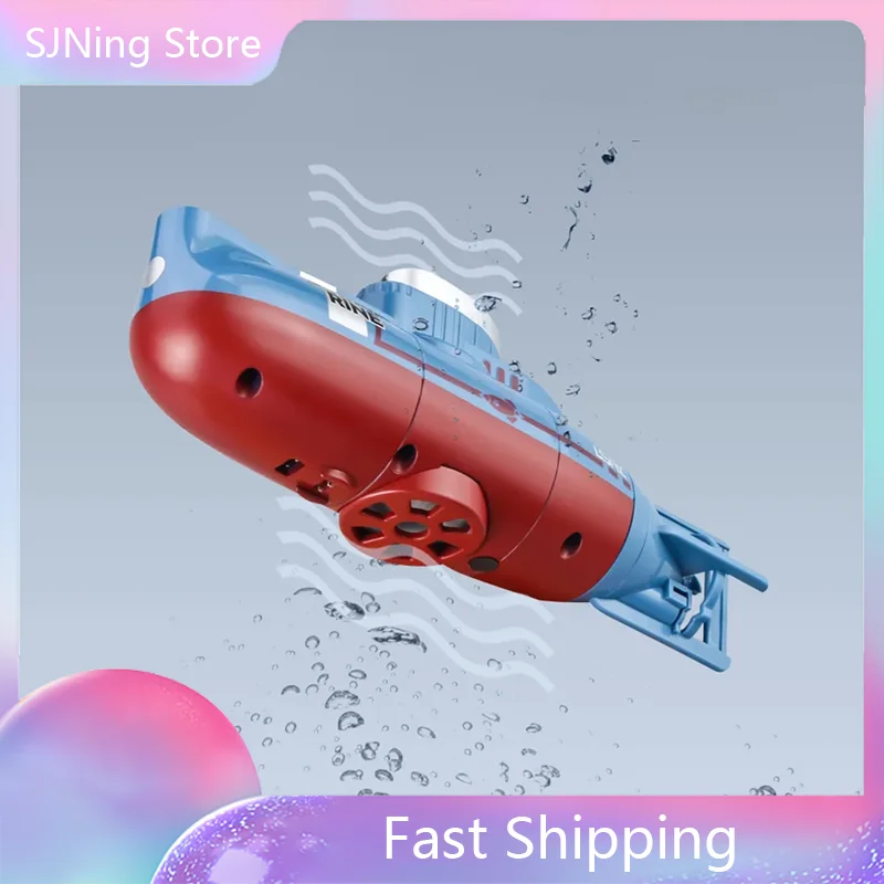 Mini RC Submarine High Speed Waterproof Simulation Floating Model Electric Remote Control Boat Gifts Toys for boys