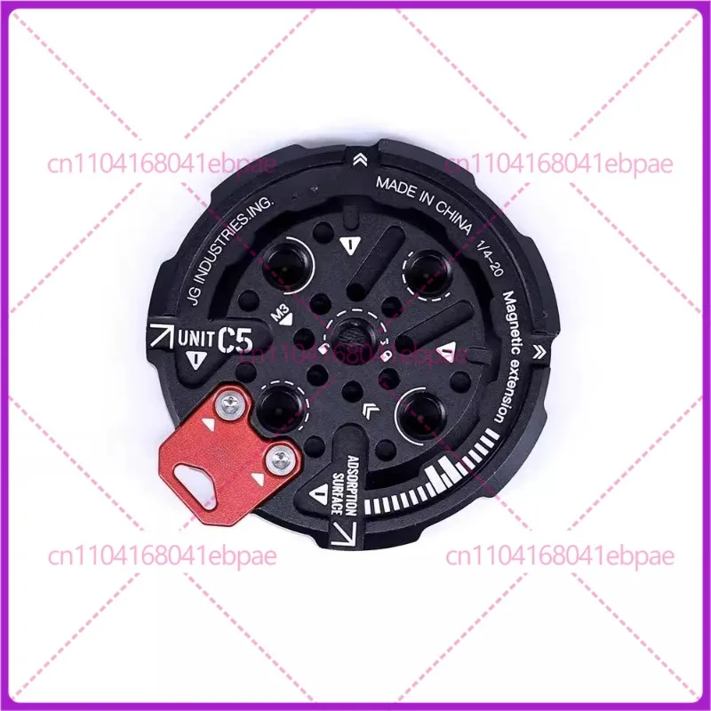 C5 magnetic suction bracket mobile phone base tripod gimbal 1/4 expansion