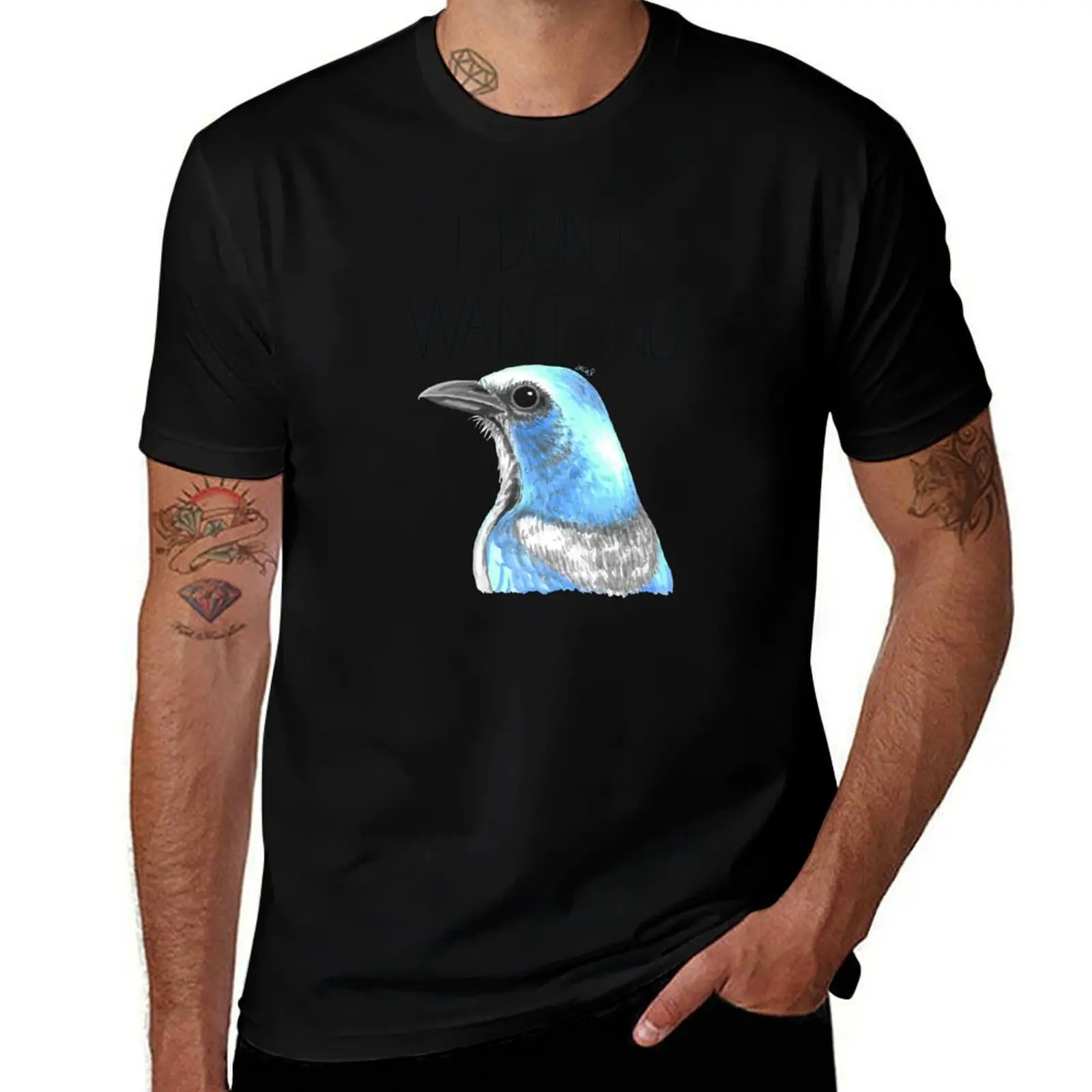 

I Don't Want No Scrubs (Florida Scrub Jay) T-Shirt t shirt man designer funny t shirts man T-Shirt