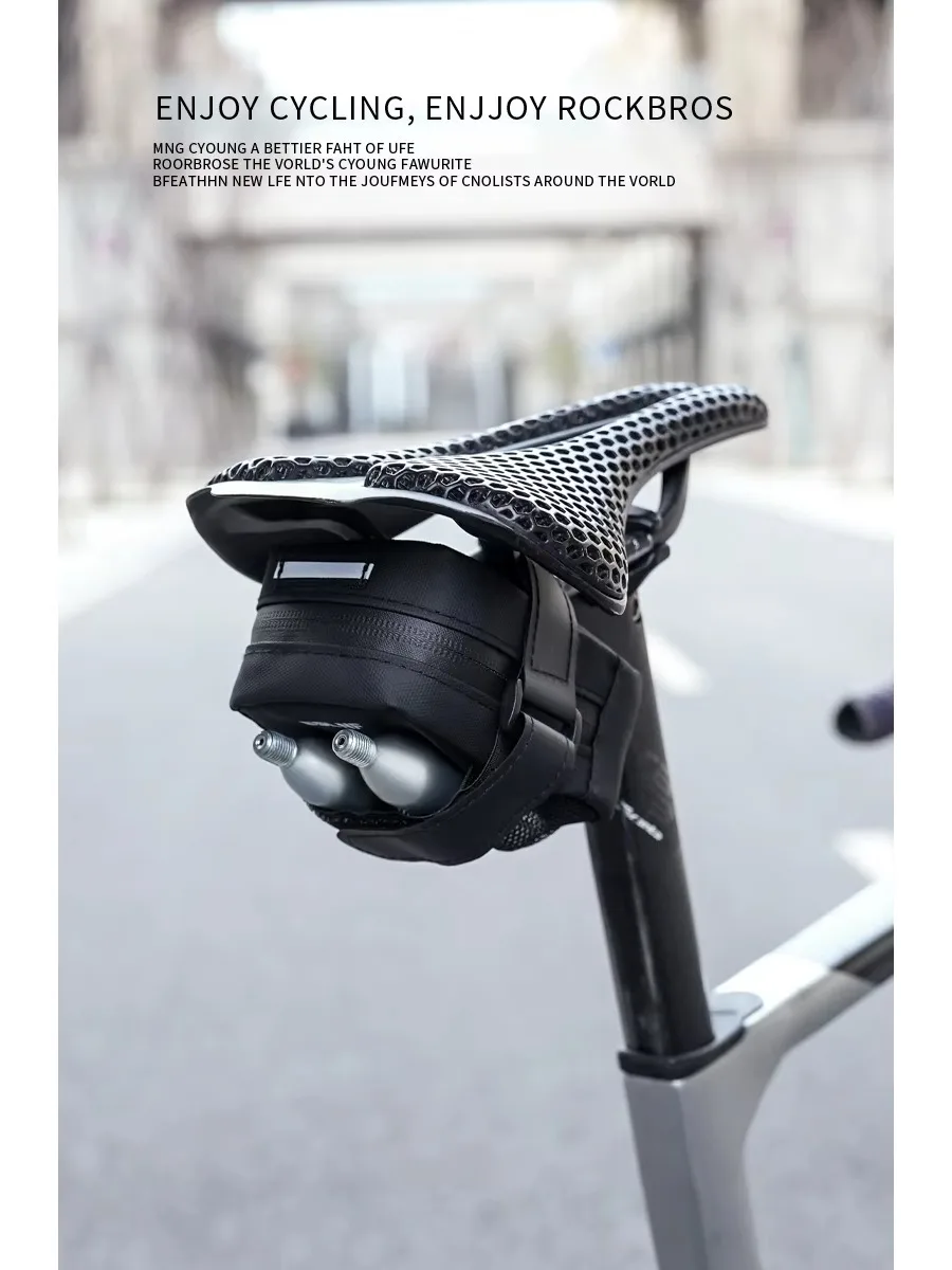 AliExpress NONE ESLNF Bike Saddle Bag Waterproof Mountain Road Bicycle Tail Bag Bike Under Seat Pack Cycling Tools Bag