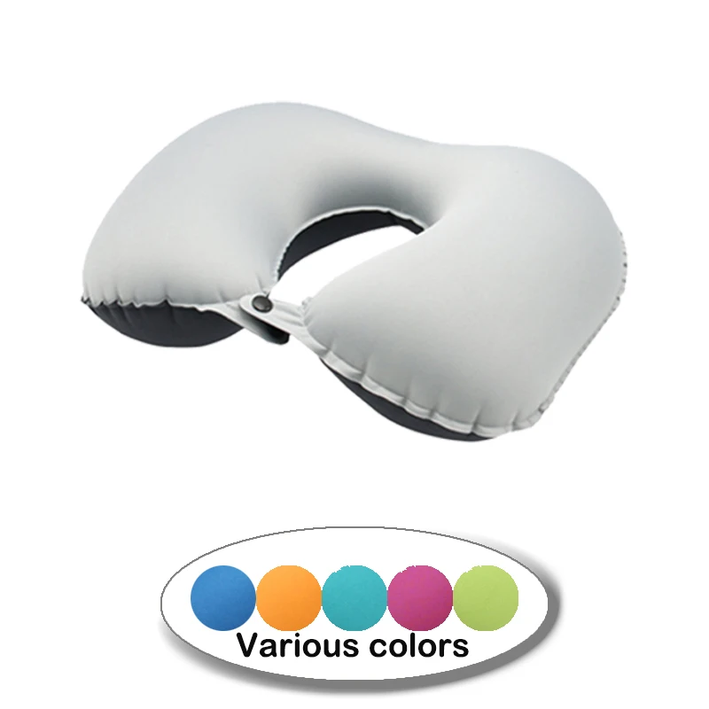 Inflatable Neck Pillow for Travel, Inflatable Travel Pillow for Airplane, Neck Air Pillow, Travel Neck Support