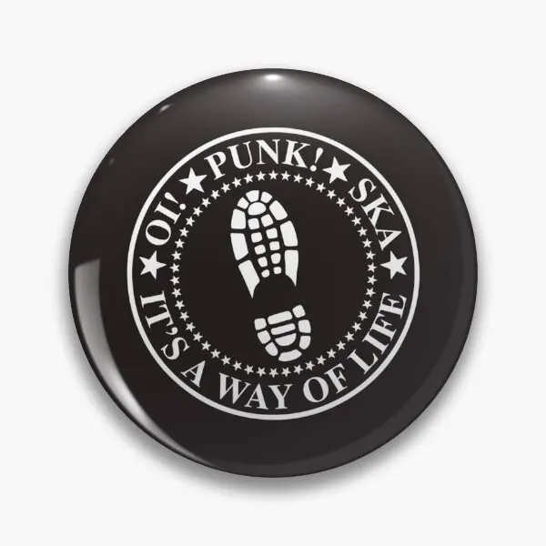 Oi Punk Ska It S A Way Of Life  Soft Button Pin Clothes Funny Cute Brooch Gift Metal Lapel Pin Lover Decor Badge Collar Cartoon