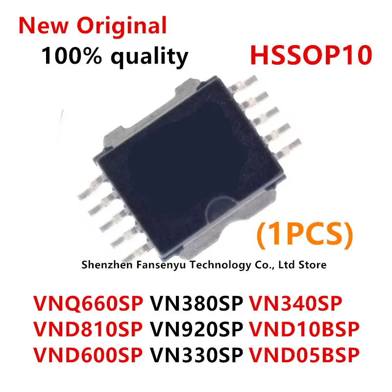 (1piece)100% New VNQ660SP VND600SP VN920SP VN330SP VN340SP VND10BSP VND05BSP VND810SP VN380SP VND810 VN380 HSOP-10 Chipset