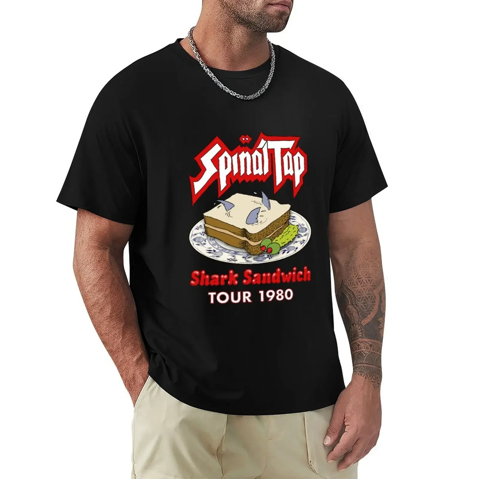 

Spinal Tap - Shark Sandwich Tour 1980 Classic T-Shirt designer shirts anime t shirts T-shirt men