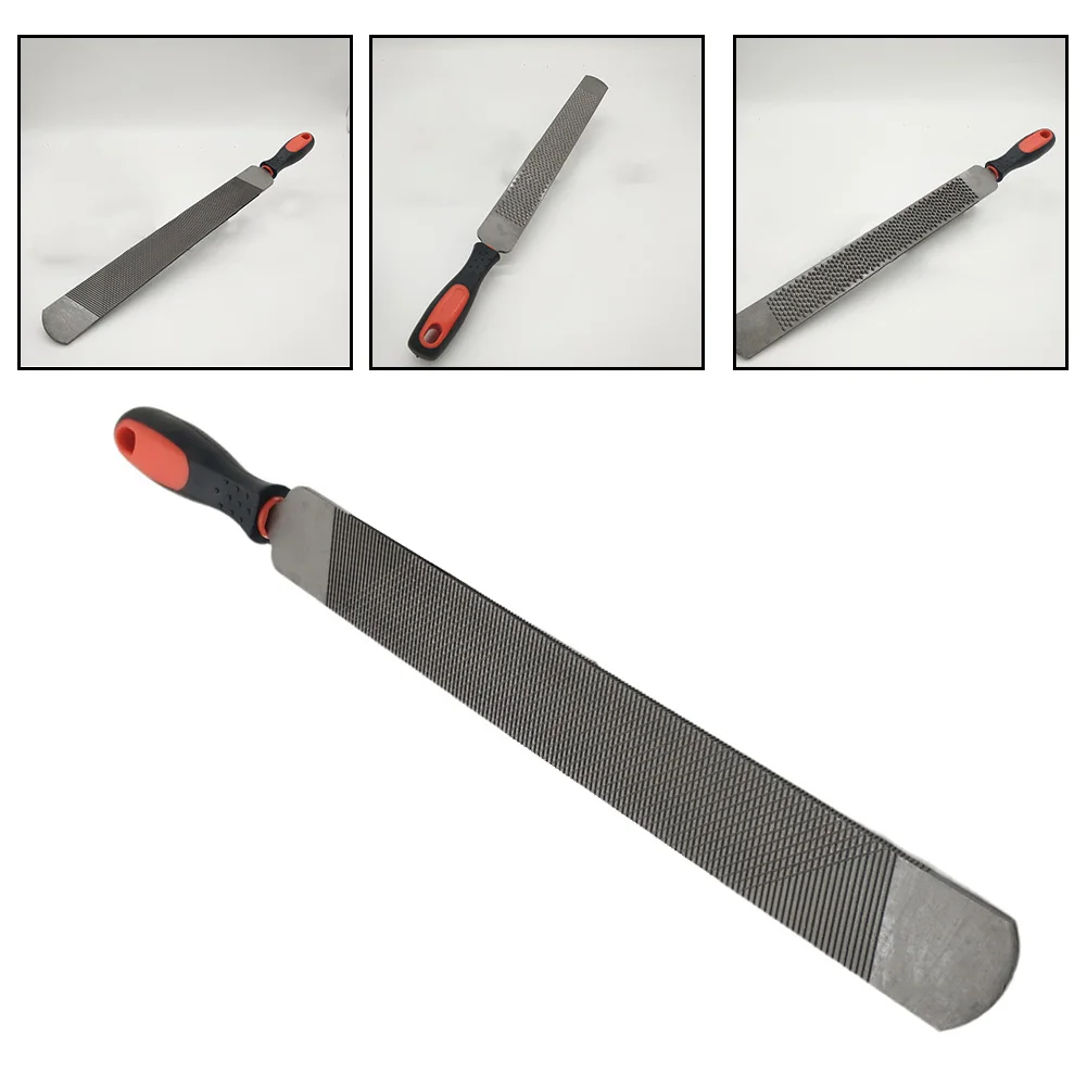 

Carbon Steel File Horseshoe File Trimming Hooves Ergonomic Grip High Wear Resistance Non-slip Handle Strong Barb Design