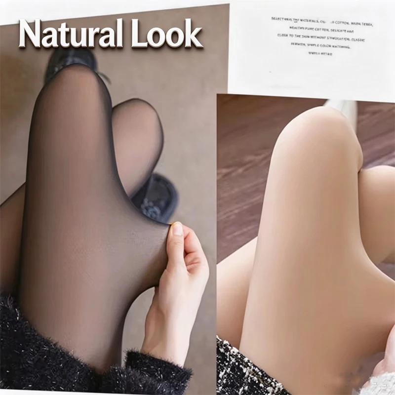 Two Classic Colors Combined Leggings Package High Elasticity Tights Women Winter Seamless Pants Basic Thicknesses Pantyhose