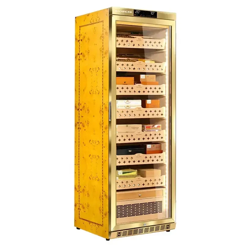 Humidors Cigar Cabinet Frost-Free air-Cooled Cigar Cabinet Cedar Wood Cigar Cabinet Constant Temperature