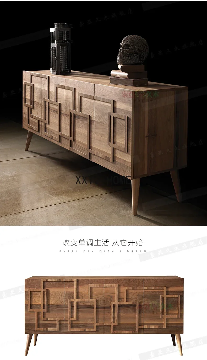 Современный минималистичный чайный шкаф для столовой, шкафчик для гостиной, мебель для небольшой квартиры, изготовление на заказ