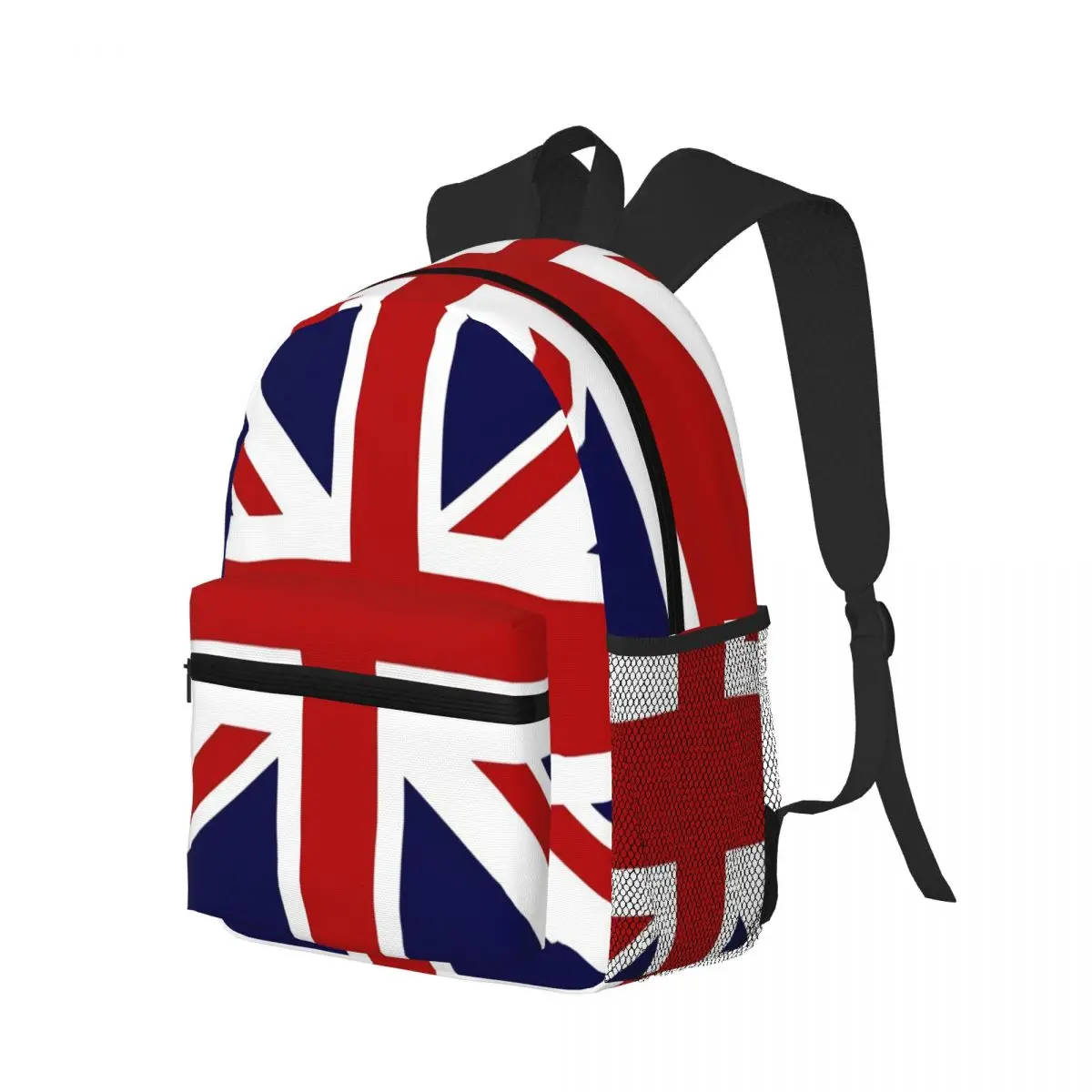 

Union Jack Flag Of UK Student Backpack School Bag Hiking Travel Daypack for Men Women Bookbag Shoulder Bags