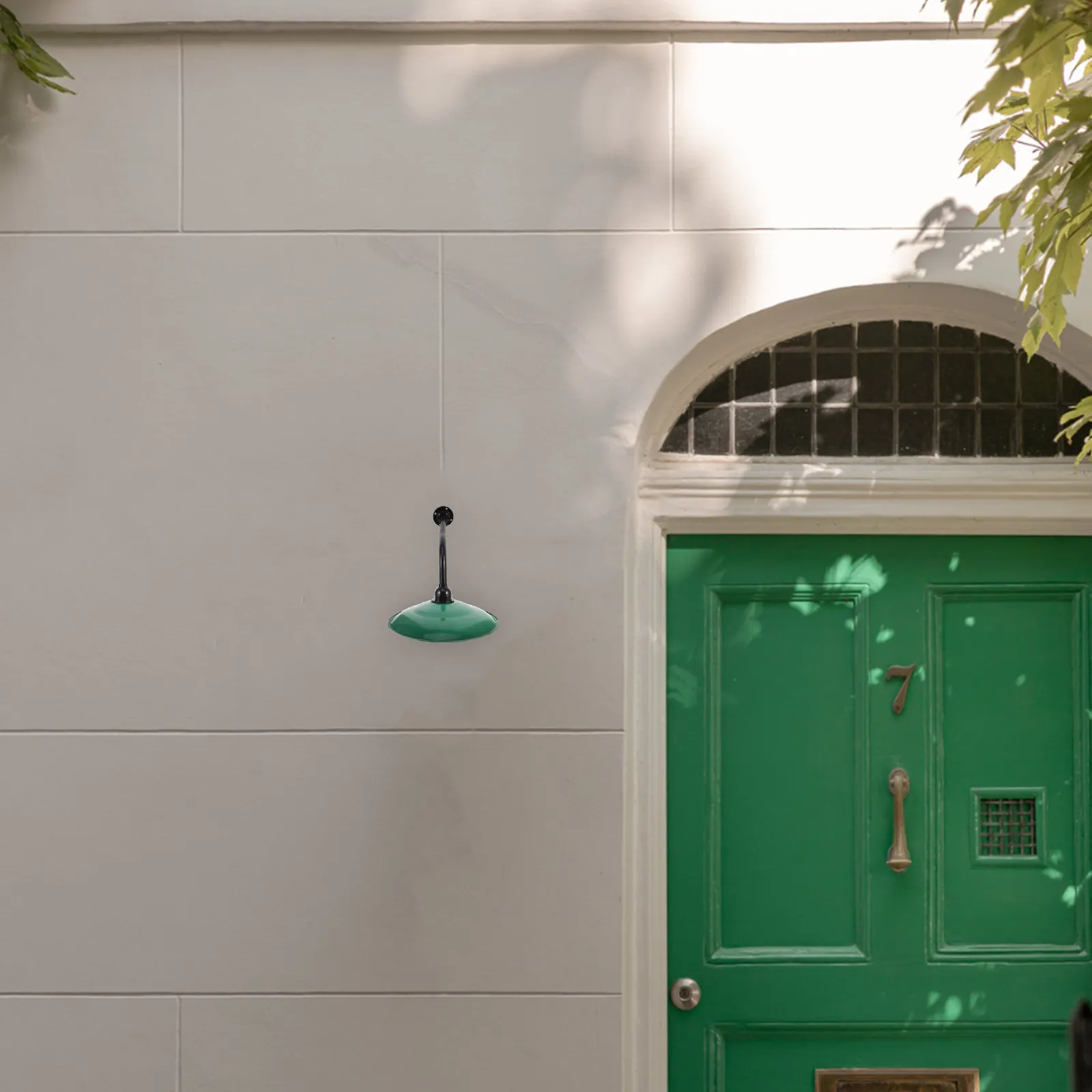 Outdoor Retro Enamel Lamp Shade 30Cm Industrial Metal Pendant Cover Protective Lampshade Street Light Shade Decorative Lampshade
