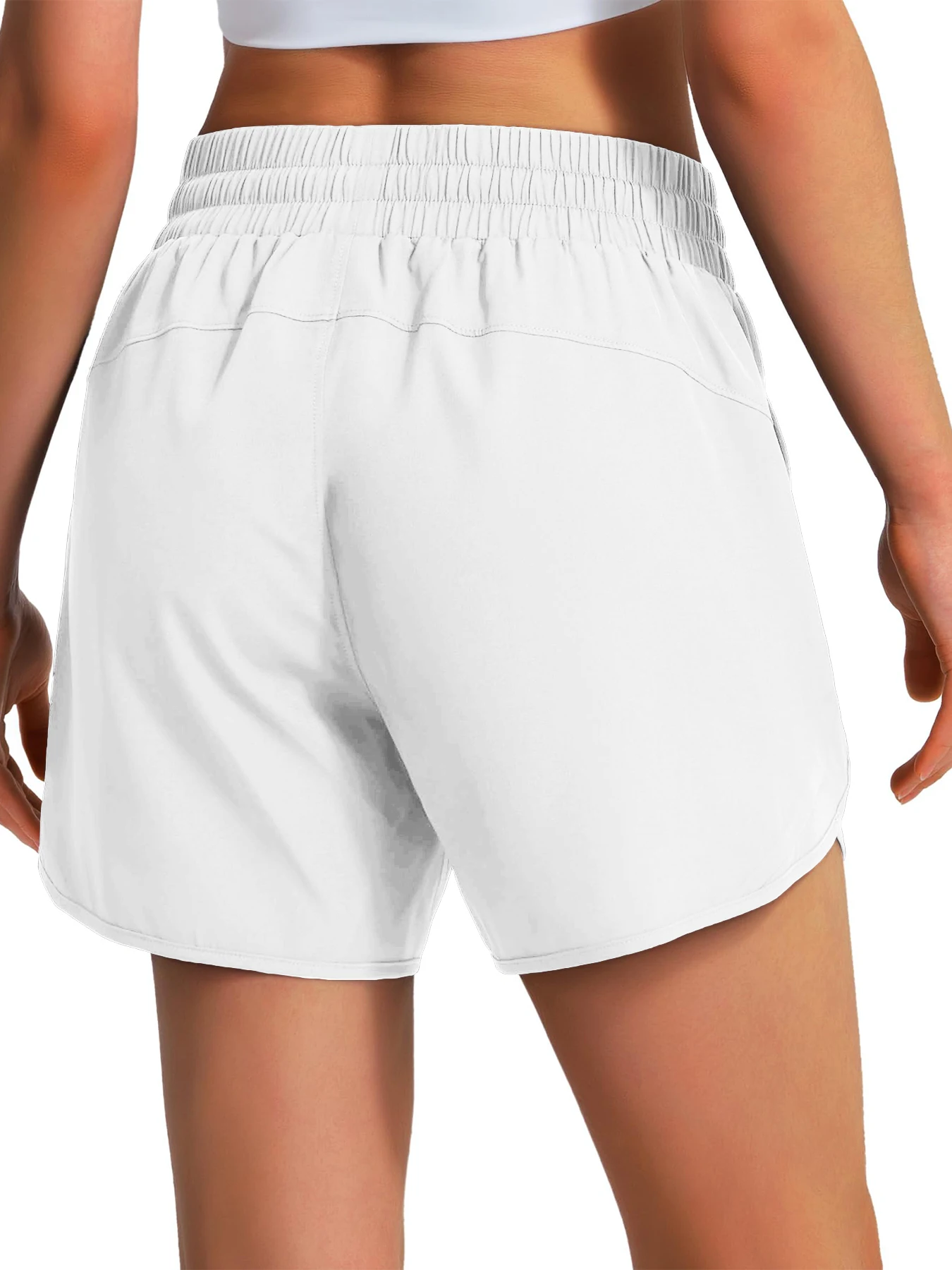 Neue Damen-Freizeit-Sportbekleidung, Sport-Laufshorts, schnelltrocknende, leichte Fitness-Shorts mit Reißverschluss, Sportshorts. – Detail 21