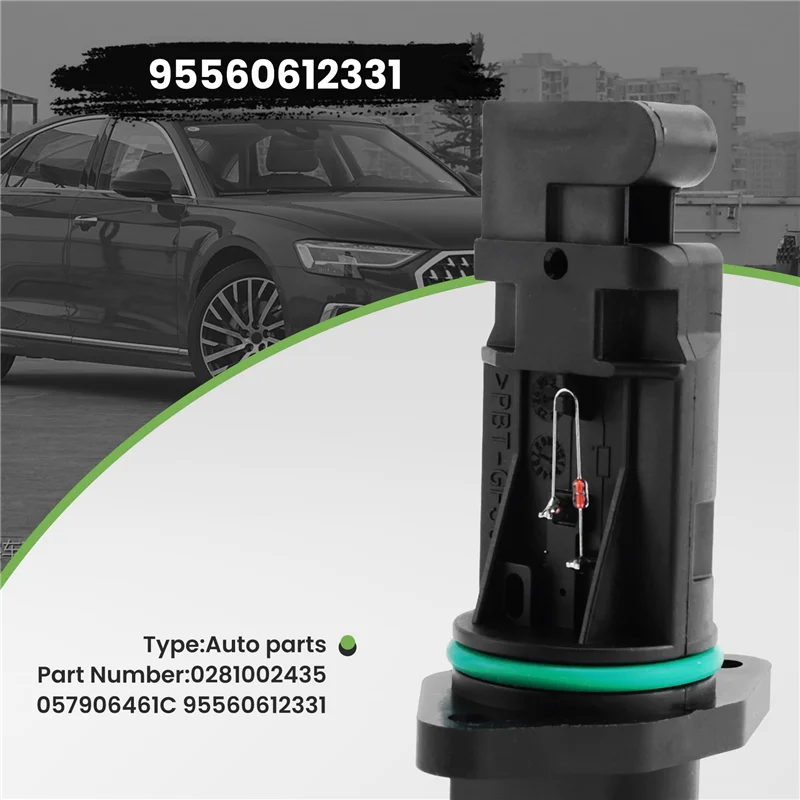 

2X Air Flow Meter Sensor 0281002435 057906461C 95560612331 For A8 Porsche Cayenne 955