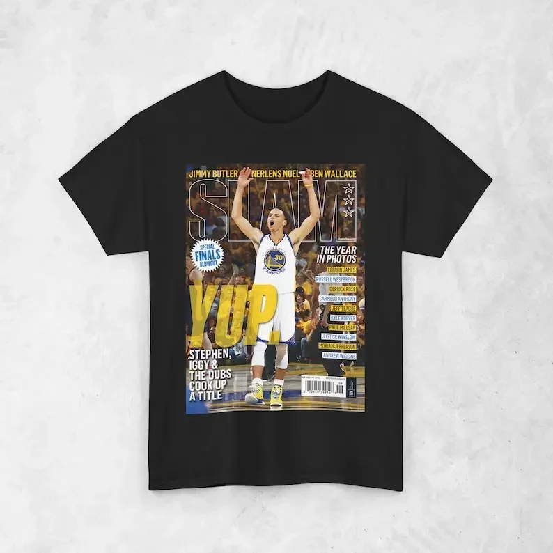 Stephen Curry Shirt, Slam Cover T-Shirt, Unisex Sports Tee, Vintage Retro Basketball