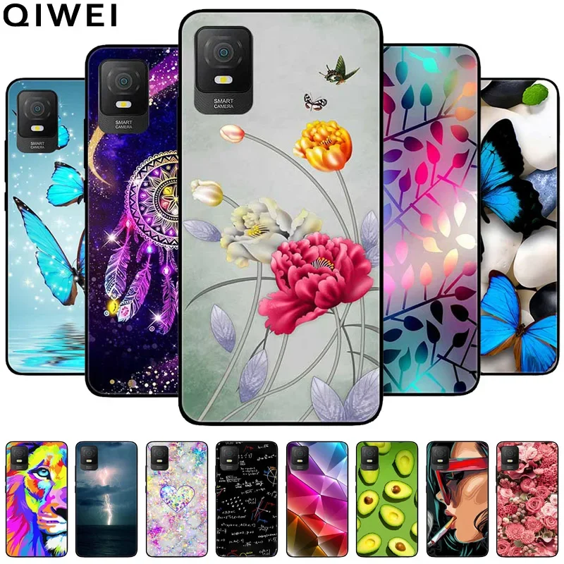 For TCL 403 Case Silicone Shockproof Luxury TPU Soft Funda Coque For TCL 403 6.0 Inch Covers For TCL403 Cartoon Painted Shells