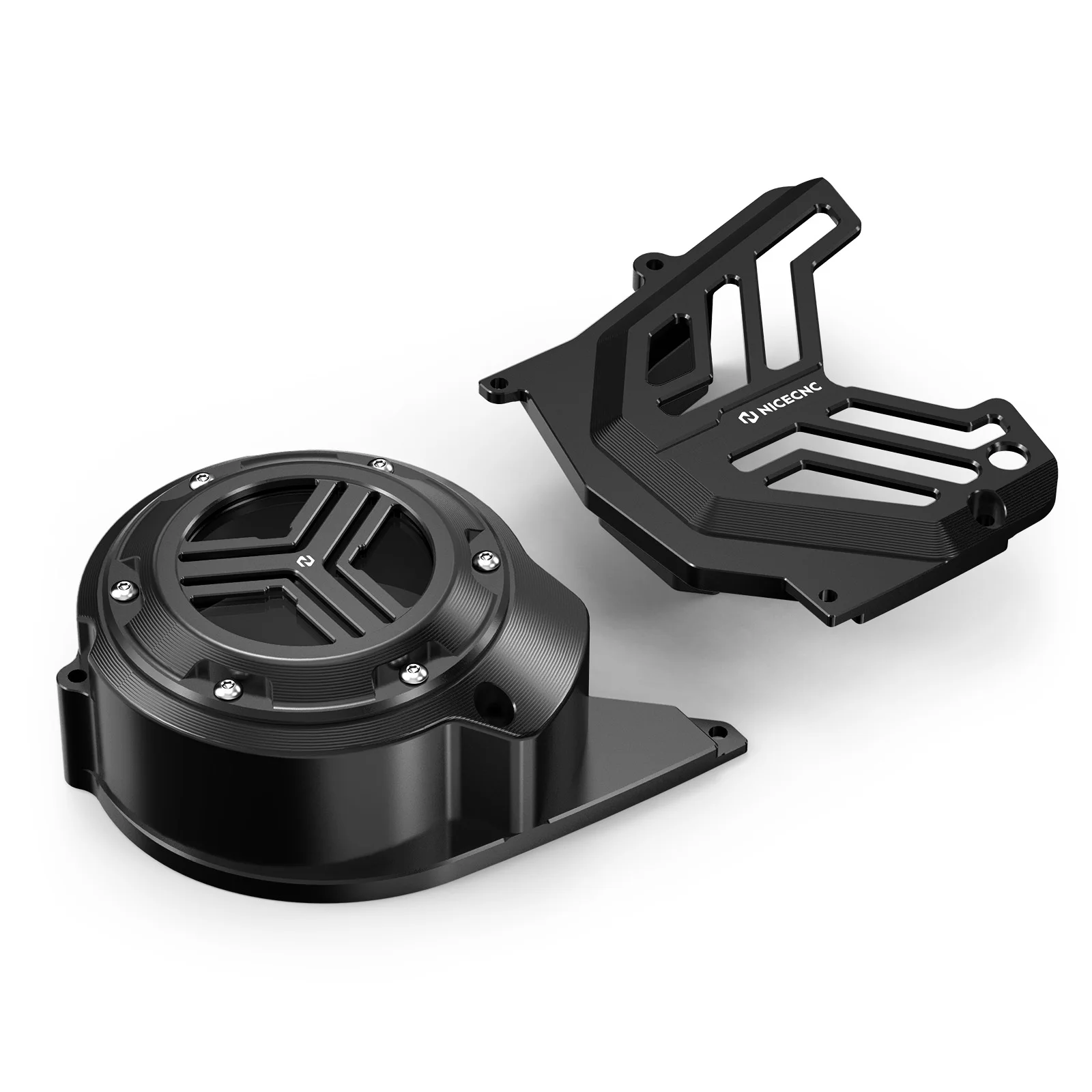 NICECNC für Yamaha Banshee 350 ATV Motor-Statorschutzabdeckung für Banshee 350 YFZ350 1987–2006, leicht zu trennende Abdeckung aus Aluminium – Detail 13