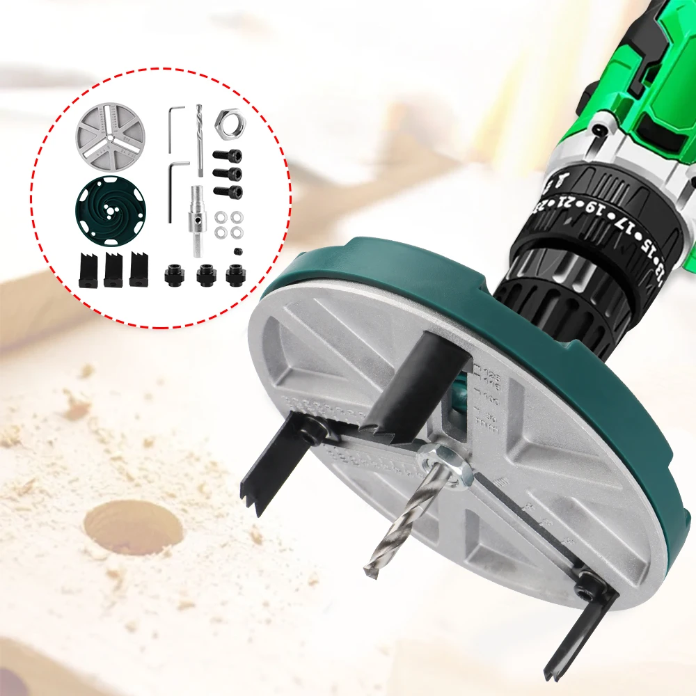 

Diameter Woodworking Hole Adjustable Opener Drill Drilling Bit Tool Universal Diameter Hole Saw Multifunctional Hole Opener