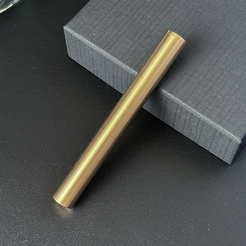 2024 New Brass Kerosene Nunchakus Lighters Windproof Mini Retro Grinding Wheel Ignition Flint Free Fire Men Smoking Toy Gift