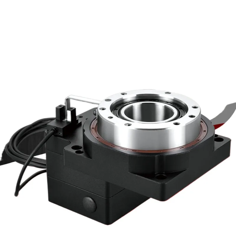 Hollow rotating platform precision stepping servo motor 360 degree turntable turntable right angle laser positioning splitter
