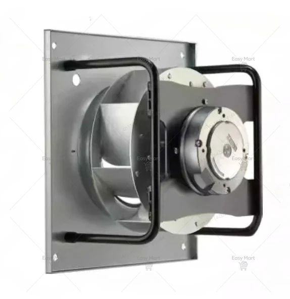 280Mm anti-corrosion and easy-to-clean EC centrifugal fan with high temperature resistance and bracket
